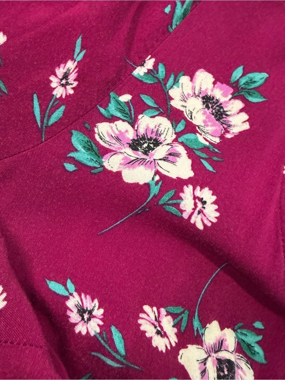Torrid Berry Floral Fit & Flare Dress Size 2 2X 3/4 Sleeve Rayon Stretch - Picture 7 of 10